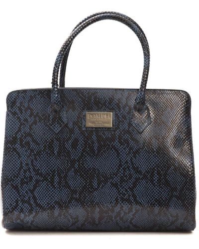 Pompei Donatella Blu Navy Handbag One Size - Blue