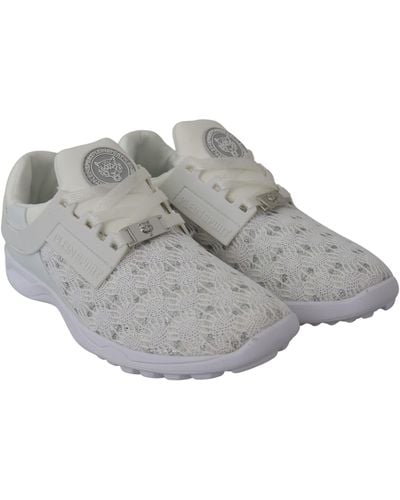 Philipp Plein Polyester Runner Beth Sneakers Shoes - Gray