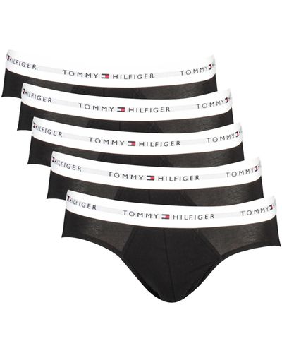 Tommy Hilfiger Eco-Conscious Cotton Blend Briefs - Black