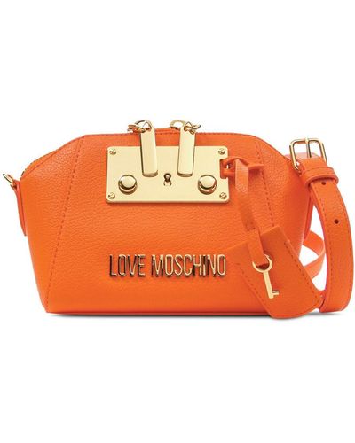 Orange Love Moschino Tote bags for Women | Lyst