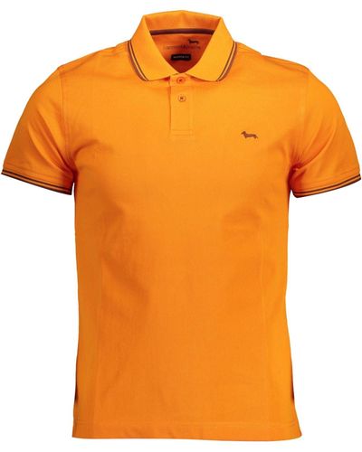 Harmont & Blaine Cotton Polo Shirt - Orange