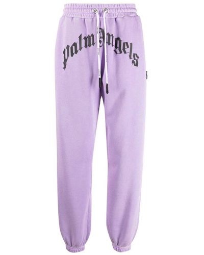Palm Angels Cotton Jeans & Pant - Purple