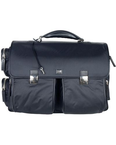 Class Roberto Cavalli Black Nylon Briefcase - Blue