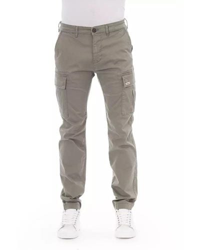 Baldinini Cotton Jeans & Pant - Gray