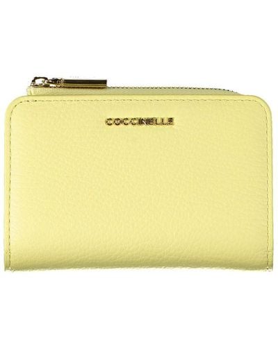 Coccinelle Leather Wallet - Yellow