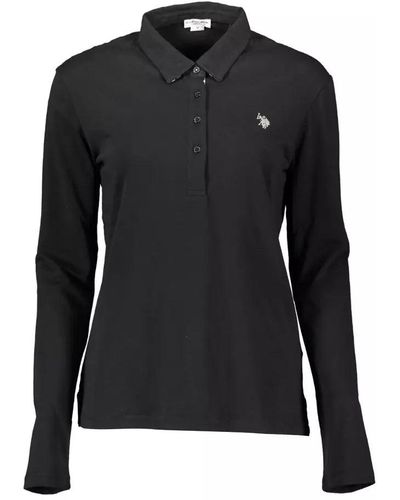 U.S. POLO ASSN. Cotton Polo Shirt - Black