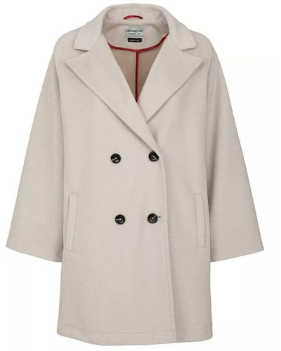 Fred Mello Polyester Jackets & Coat - Natural