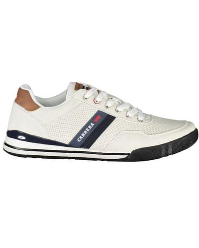 Carrera Sleek Sneakers With Contrast Accents - White