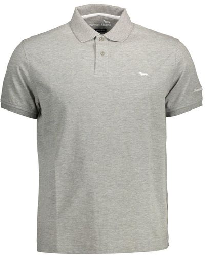 Harmont & Blaine Cotton Polo Shirt - Gray