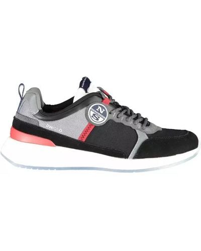 North Sails Leather Sneaker - Black