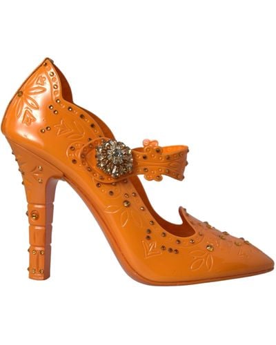 dolce gabbana orange shoes