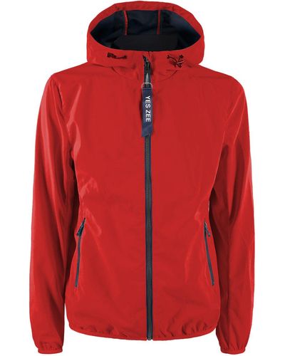 Yes-Zee Polyester Jacket - Red