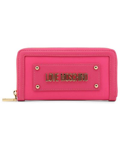 Pink Love Moschino Wallets and cardholders for Women | Lyst