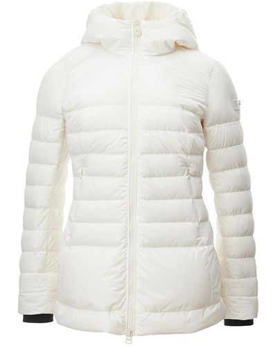 Peuterey White Quilted Hooded Jacket
