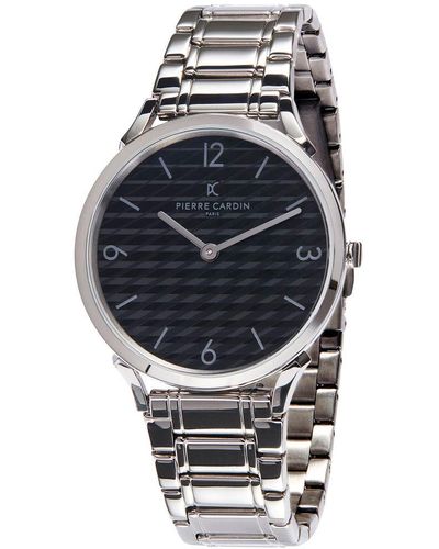 Pierre Cardin Quartz Metal Strap Watches - Black