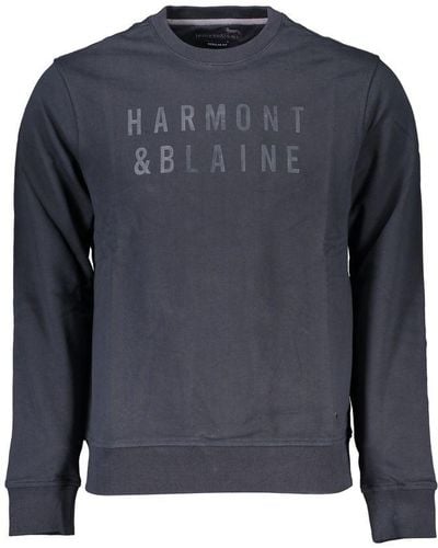 Harmont & Blaine Cotton Sweater - Blue