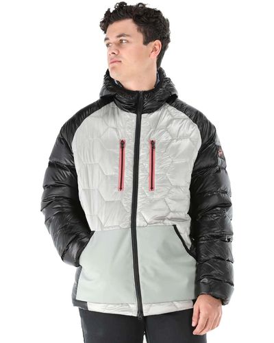 Refrigiwear Limited Edition Bubble Jacket With Hood - Gray