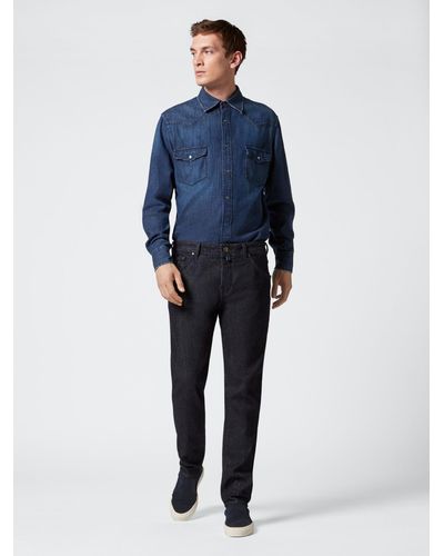 Jacob Cohen Elegant Denim Regular Fit Jeans - Blue
