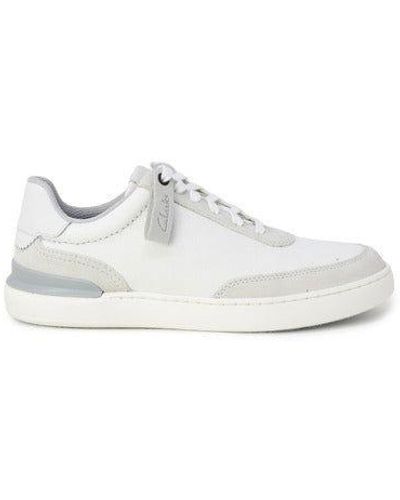 clarks white sneakers