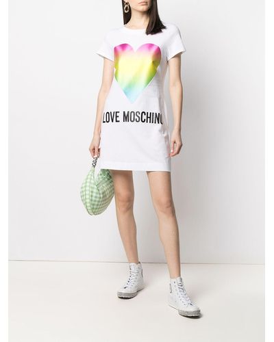 Love Moschino Love Cotton Dress - White