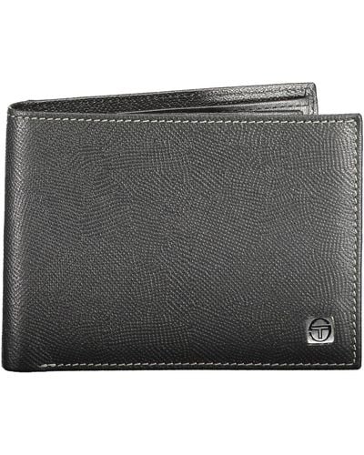 Sergio Tacchini Leather Wallet - Black