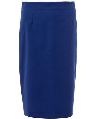 Lardini Wool Skirt - Blue