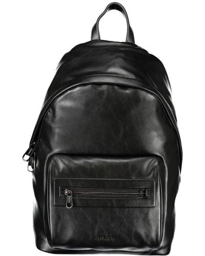 Calvin Klein Eco-Conscious Chic Backpack With Sleek Design - Black