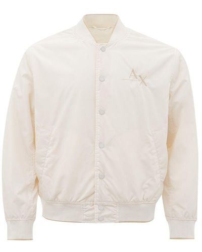 Armani Exchange Polyester Jacket - White