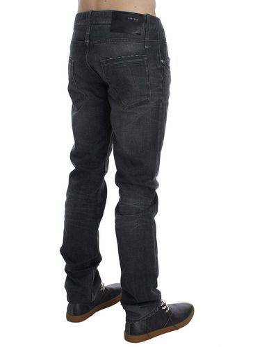 Acht Cotton Regular Low Fit Jeans Gray Sig30455 - Blue