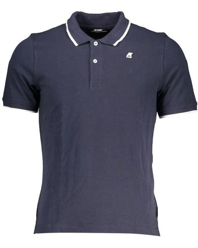 K-Way Cotton Polo Shirt - Blue