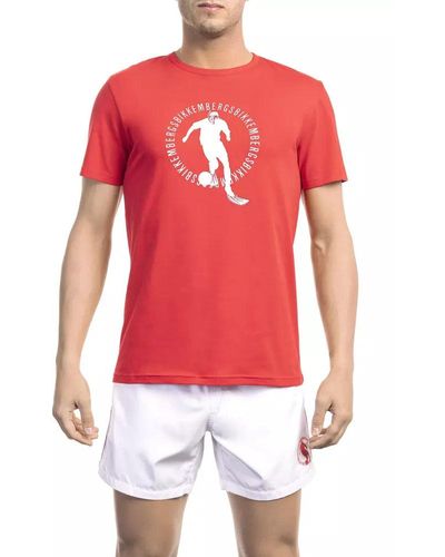Bikkembergs R E D Beachwear T-shirt - Red