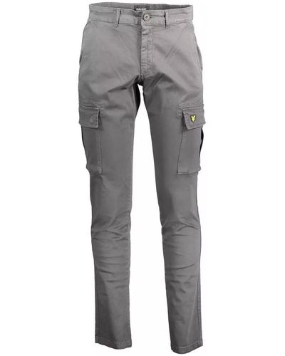 Lyle & Scott Cotton Jeans & Pant - Gray