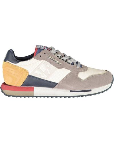 Napapijri Gray Polyester Sneaker - Multicolor