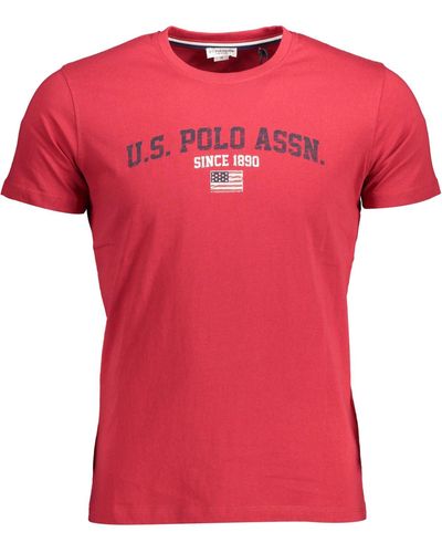 U.S. POLO ASSN. Cotton T-shirt - Pink