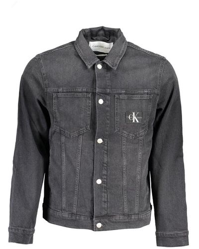 Calvin Klein Cotton Jacket - Gray