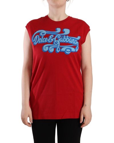 Dolce & Gabbana Printed T-shirt - Red