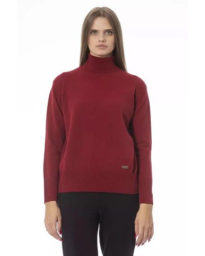 Baldinini Red Wool Sweater