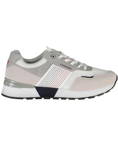 Carrera Sleek Sneakers With Contrast Details - White