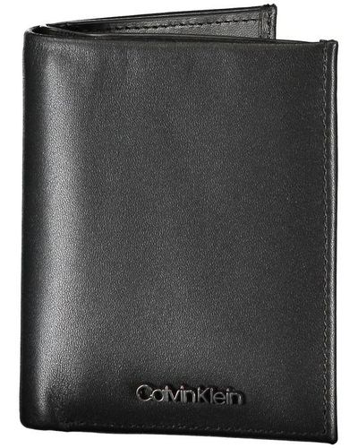 Calvin Klein Set Bifold 6cc W/coin Wallets - Black