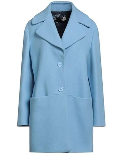 Love Moschino Wool Jackets & Coat - Blue