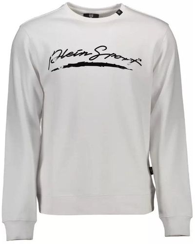 Philipp Plein Cotton Sweater - Gray