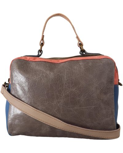 EBARRITO Chic Leather Shoulder Bag - Brown