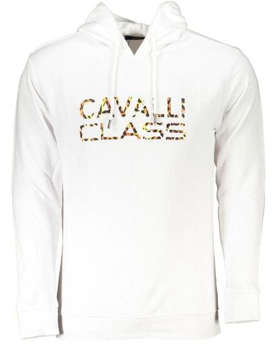 Class Roberto Cavalli Cotton Sweater - White