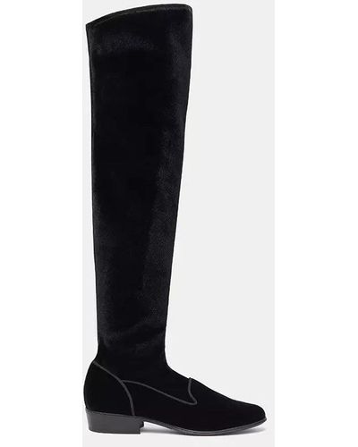 Charles Philip Leather Boot - Black