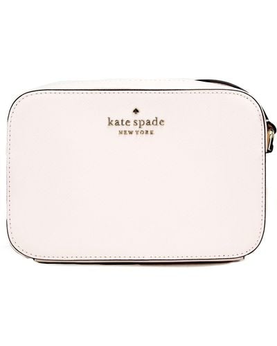 Buy KATE SPADE SPENCER Saffiano Smooth Leather Trim Satchel Bag, Blue  Color Women