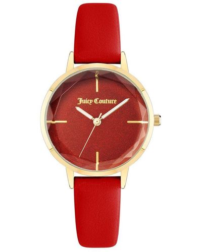 Juicy Couture Gold Watch - Red