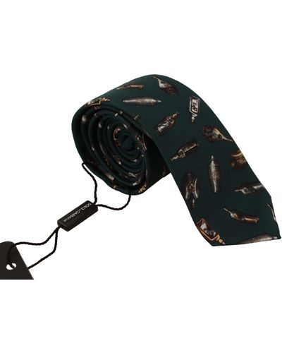 Dolce & Gabbana Elegant Silk Designer Bow Tie - Black