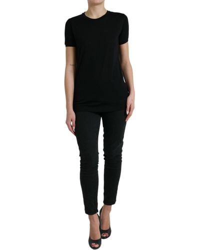 Dolce & Gabbana Wool T-shirt - Black