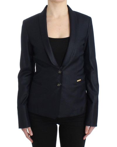 Gianfranco Ferré Suit Lapel Collar Blazer Jacket - Black