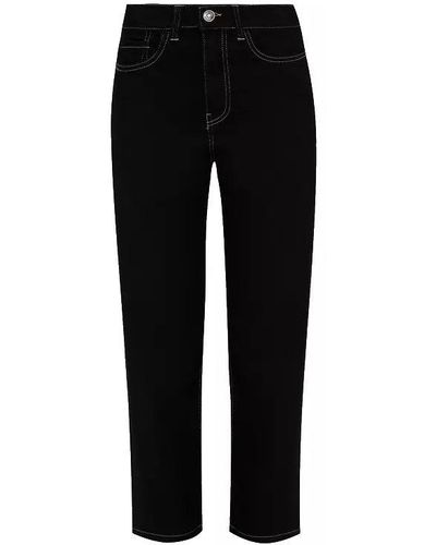 Twin Set Elegant Cotton Blend Jeans - Black